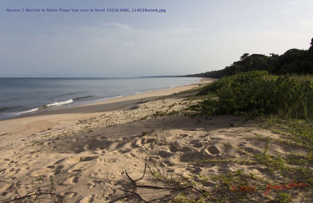 168 Nyonie 2 Marche le Matin Plage Vue vers le Nord 15E5K3IMG_114638wtmk.JPG